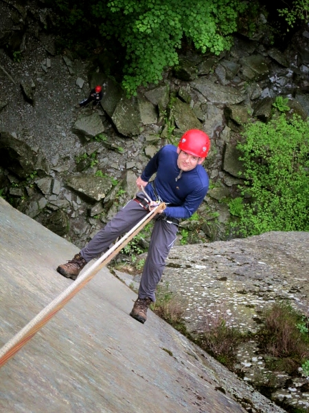 Abseil in the Lake District